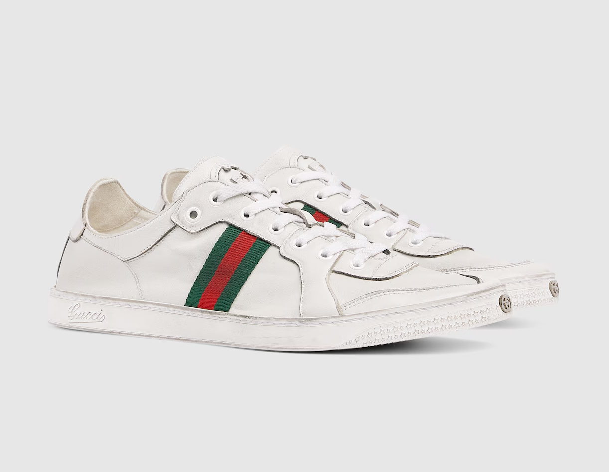 GUCCI  男士弹力低帮运动鞋